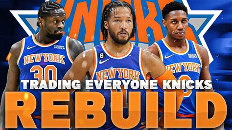 Trading Everyone New York Knicks Rebuild Nba K Youtube