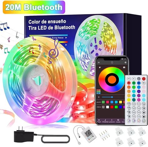 Kamysen M Tira Led De Bluetooth Ft Meter Luz Led Rgbw