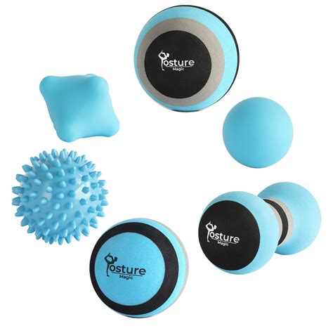 Posture Magic Massage Ball Set For Myofascial Trigger Point Release And Deep Tissue