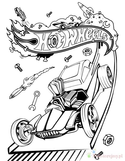 Hot Wheels Kolorowanki Dla Dzieci Kolorowanki Do Wydrukowania