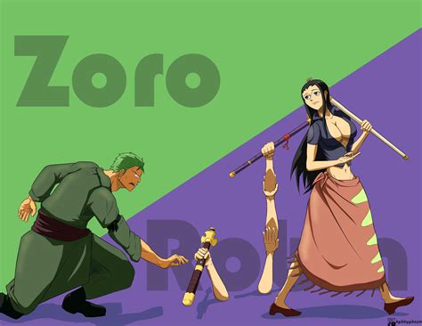 Robin and Zoro FanArt! : r/OnePiece