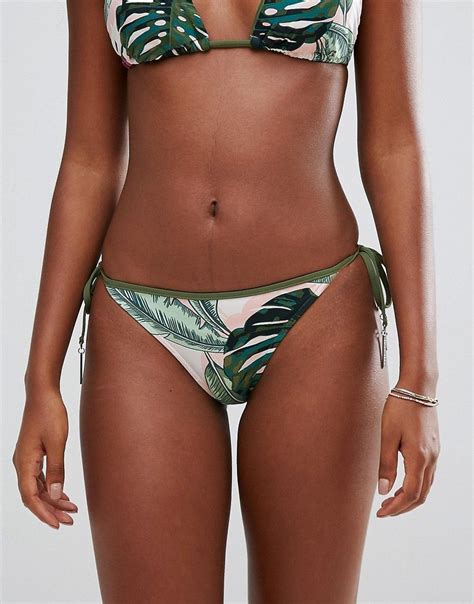 Seafolly Mix And Match Palm Beach Brazilian Tie Side Bikini Bottom