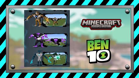 Minecraft Pe Ben 10 Mod【mod Showcase】 Youtube