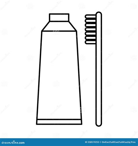 Tooth Brush Care Icon, Dental Hygiene Web Sign, Health Medicine Vector