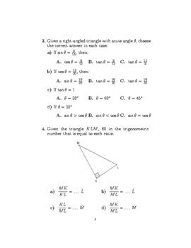 Trigonometric Ratios by Mathamaniacs | TPT 