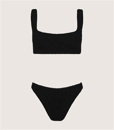 HUNZA G XANDRA BIKINI BLACK