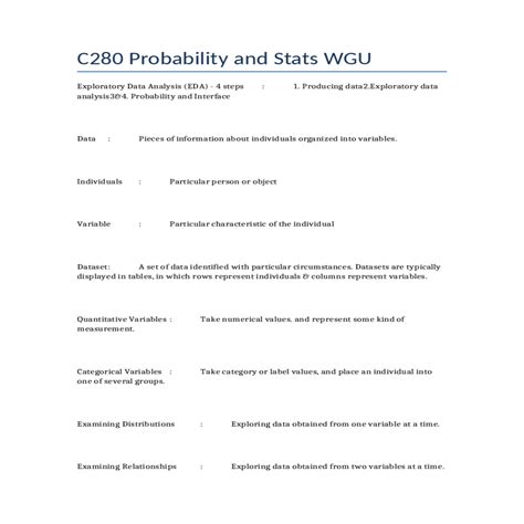 Exploratory Data Analysis Eda Steps