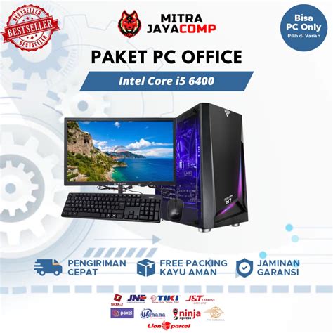 Jual Pc Rakitan Fullset Intel Core I Ram Gb Hdd Ssd Cocok Untuk