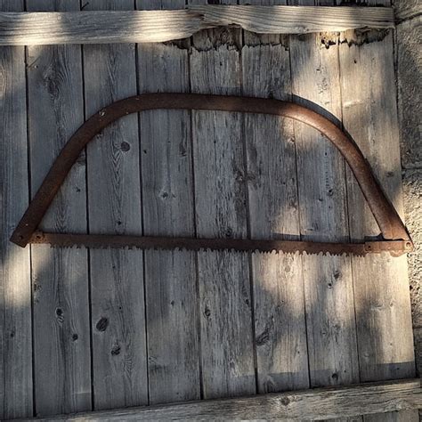 Antique Hand Saw Etsy