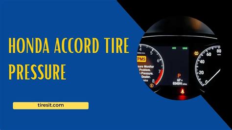 Honda Accord Tire Pressure Maintaining Precision