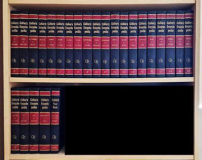 Vintage Collier S Encyclopedia Complete Set Yearbook