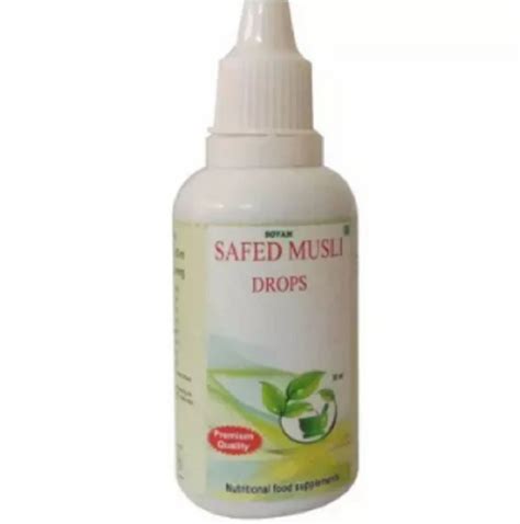 Sovam Safed Musli Drop Packaging Type Bottle Packaging Size 30 Ml