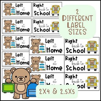 Take Home Folder Cover Labels And Homework Helper Inserts Tpt