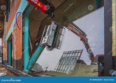 Glass Installation into Window Stock Photo - Image of installing, lorry ...