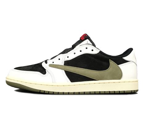 Travis Scott x Air Jordan 1 Low 'Olive' купить в магазине кроссовок ...