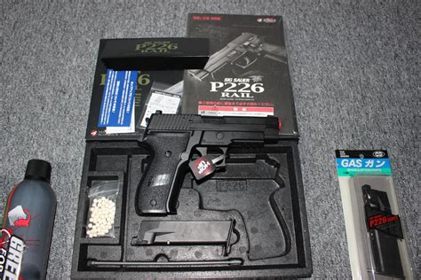 Tokyo Marui Sig Sauer P Railed Gbb Pistol Bnib Gas Pistols