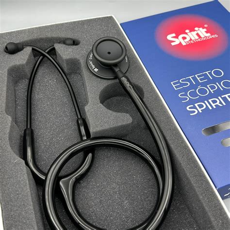 Esteto Spirit É Bom - Estetoscópio Spirit MD Pro-Lite Adulto Black Edition – Medical ...
