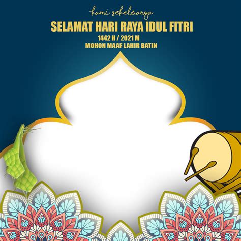 82 Kartu Ucapan Selamat Idul Fitri 2021 Png