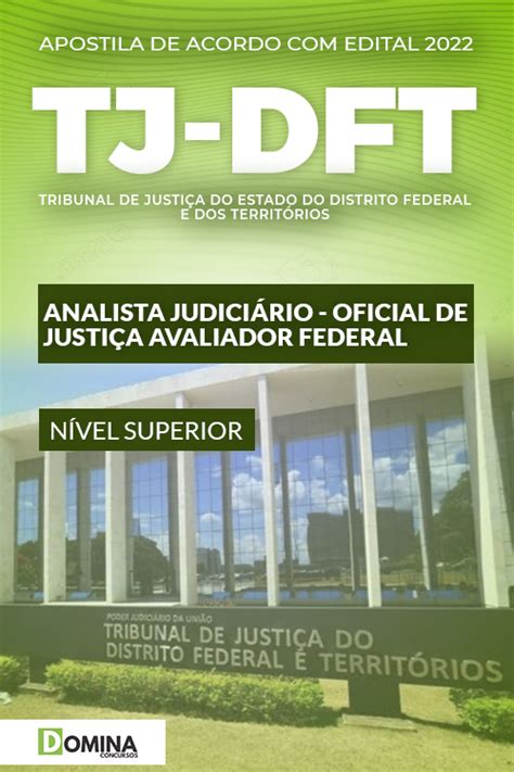 Apostila Tjdft Analista Oficial Justi A Avaliador Federal