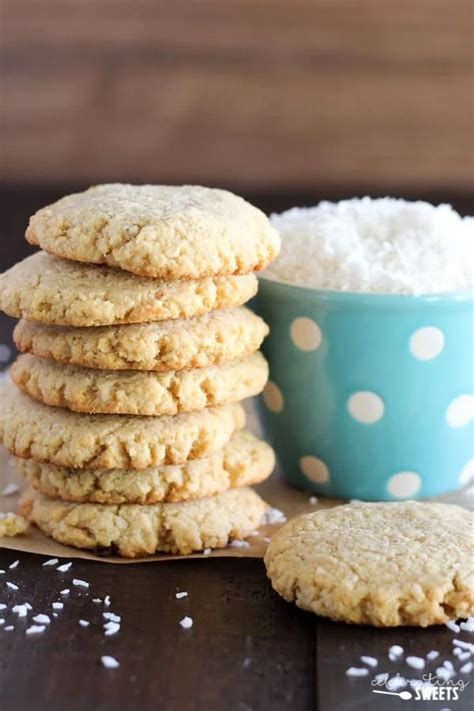 Chewy Coconut Almond Cookies Gluten Free