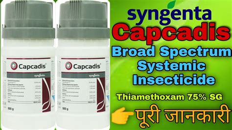 Capcadis Thiamethoxam 75 SG Is Broad Spectrum Systemic Insecticide