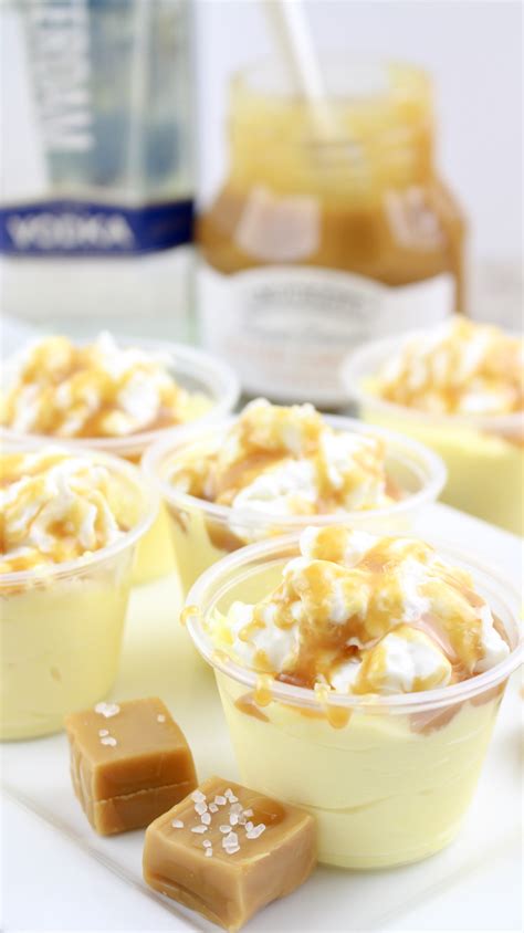 Salted Caramel Pudding Shots My Incredible Recipes