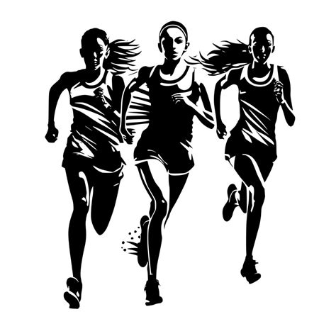 Track And Field Team SVG File For Cricut Silhouette Laser Machines