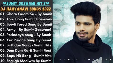 Sumit Goswami New Song New Haryanvi Songs Jukebox 2022 New