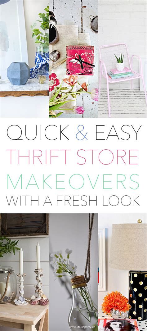 Quick And Easy Thrift Store Makeovers With A Fresh Look The