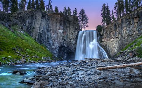 Cascada En Acantilado En El Bosque Fondo De Pantalla 4k HD ID 4620