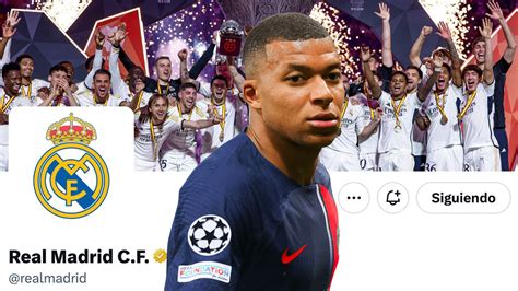 El Real Madrid 'anuncia' el fichaje de Mbappé en redes