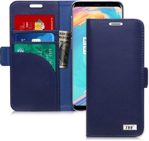 FYY Funda Galaxy S9 Plus Samsung Galaxy S9 Plus Funda Cuero Genuino