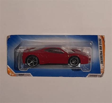 Embalagem Danificada Hot Wheels New Models Ferrari Italia Universo Hot Wheels