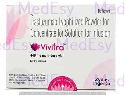 Vivitra Mg Mg Mg Injection Trastuzumab Zydus By Medesy At Rs