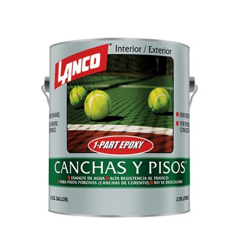 Pintura Lanco Mate Cp466 4 Canchas Y Pisos Blanco Galon Ferretería Monterroso