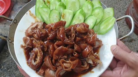 Braised Pig Intestine Cooking Delicious Lunch Cooking Skills