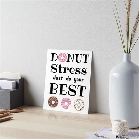 Donut Stress Testing Week Teachers Art Board Print For Sale By