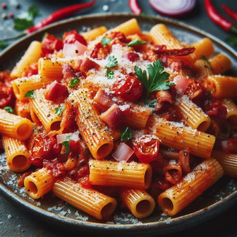 Rigatoni Amatriciana Jim Cooks Food Good