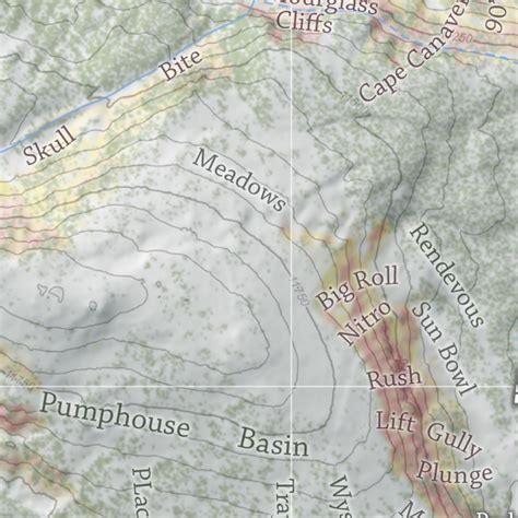 Berthoud Pass Backcountry Ski Map by Trail Note Maps | Avenza Maps