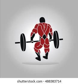 Deadlift Anatomy Iconillustration Stock Vector (Royalty Free) 488383714