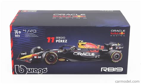 Burago Bu38083 Per Echelle 143 Red Bull F1 Rb19 Team Oracle Red Bull