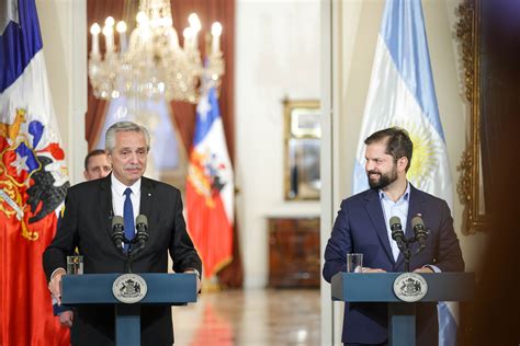 Los Presidentes Alberto Fern Ndez Y Gabriel Boric Reafirmaron La