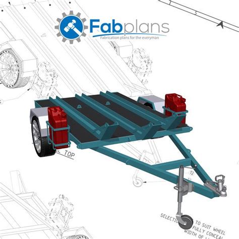 Motorcycle trailer plans - 3 bike - 7'x5' DIY Motobike trailer plans ...