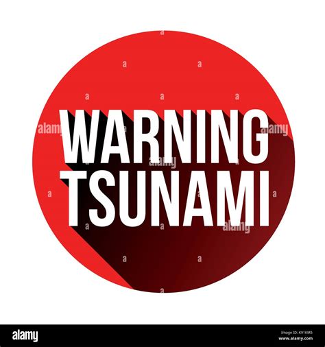 Tsunami warning sign japan hi-res stock photography and images - Alamy