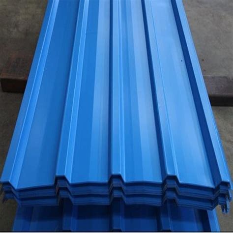 Tata Blue GI Corrugated Sheet For Roofing Thickness Of Sheet 0 50mm