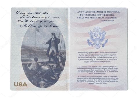 American Passport Inside