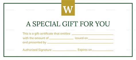 Indesign Gift Certificate Template - Professional Template