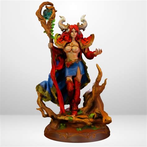 Hot Goblin サフィラトップレス ティーフリング魔術師 ミニチュア ホットゴブリン