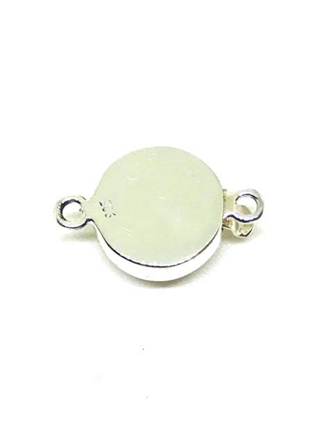 Box Clasps In Solid Sterling Silver 92 5 With Gemstones 13mm Etsy