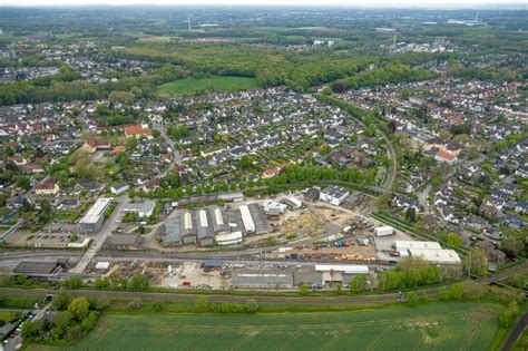 Luftaufnahme Gladbeck Gleisanlagen Am Ehemaligen Rundschuppen An Der